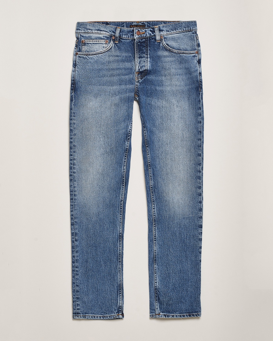 Nudie Jeans Solid Ollie Jeans Worn Vintage – Blau