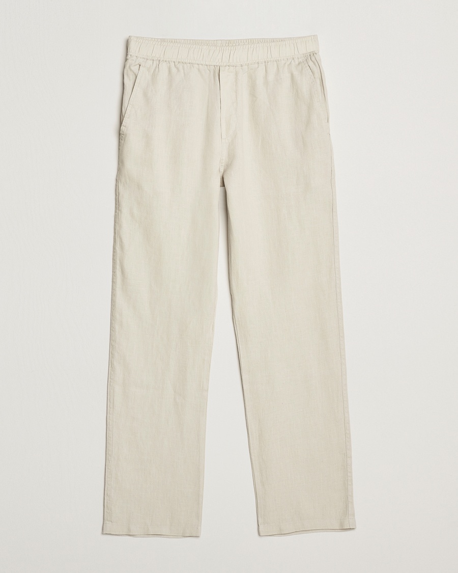 Herren | Business & Beyond | Samsøe Samsøe | Jabari Linen Drawstring Trousers Moonstruck