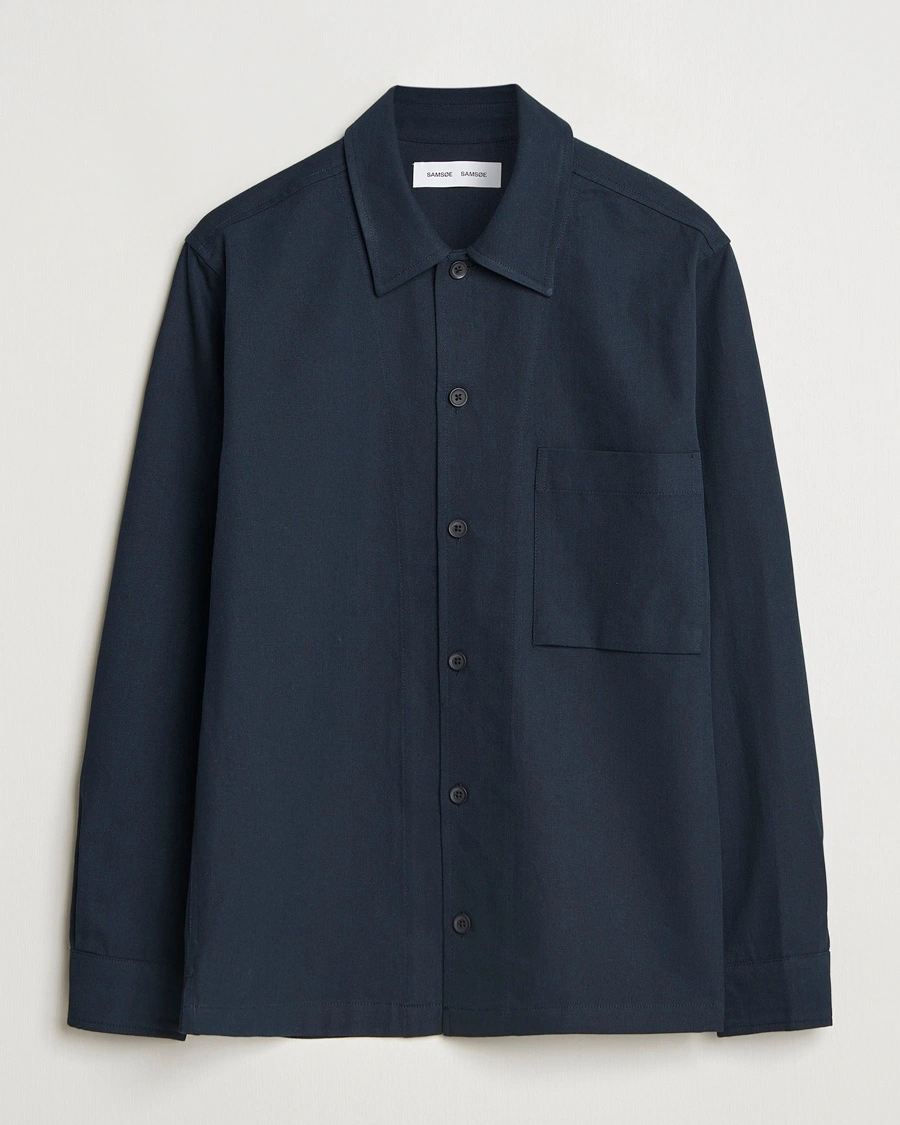 Herren | Hemden | Samsøe Samsøe | Damon Go Overshirt Salute Navy