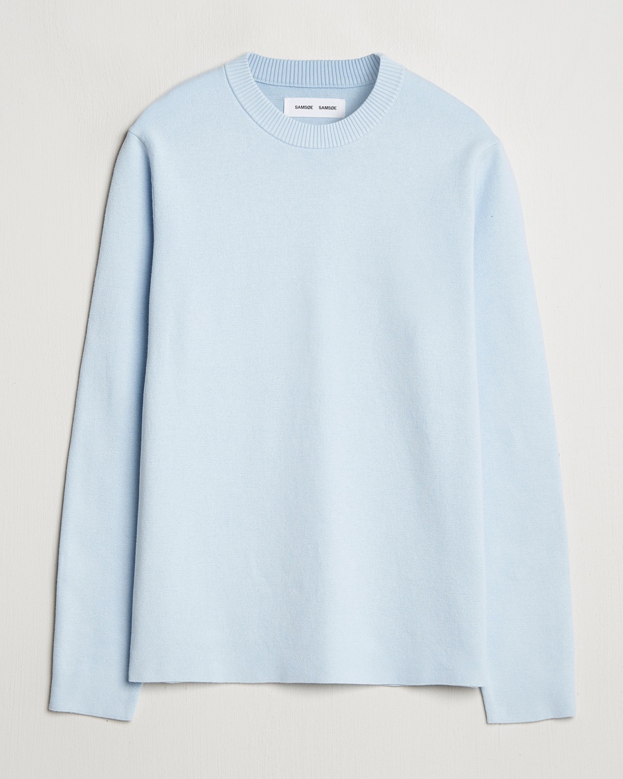 Herren | Strickpullover | Samsøe Samsøe | Niklas Crew Neck Sweater Skyway