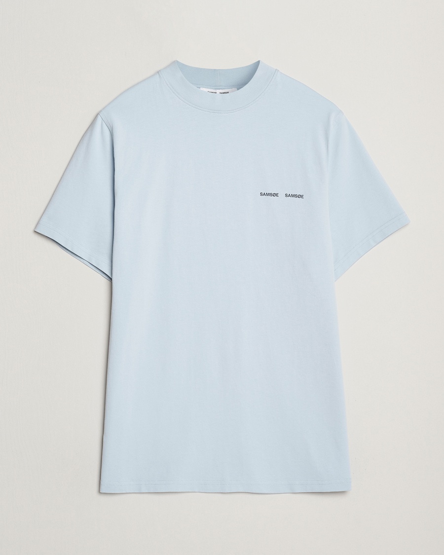 Herren | Business & Beyond | Samsøe Samsøe | Norsbro Organic Cotton T-Shirt Skyway