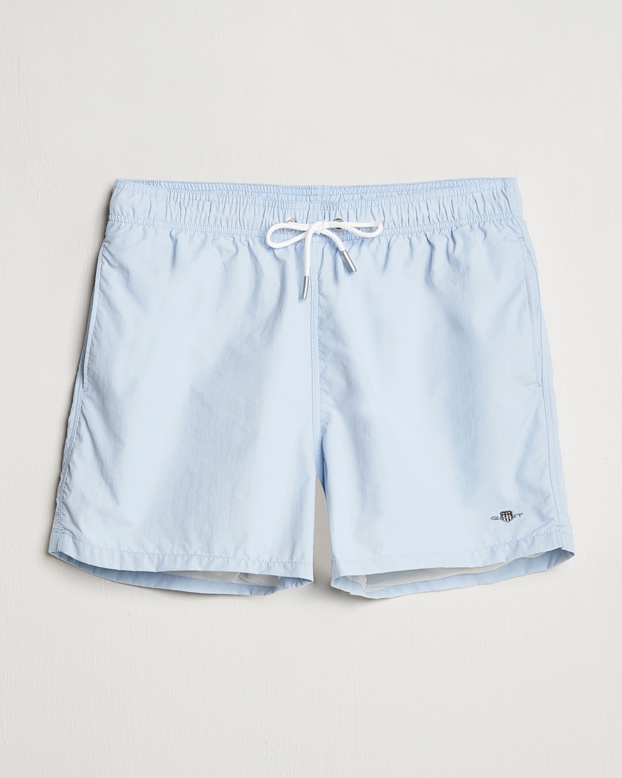 Herren | Business & Beyond - Casual | GANT | Basic Swimshorts Fresh Blue