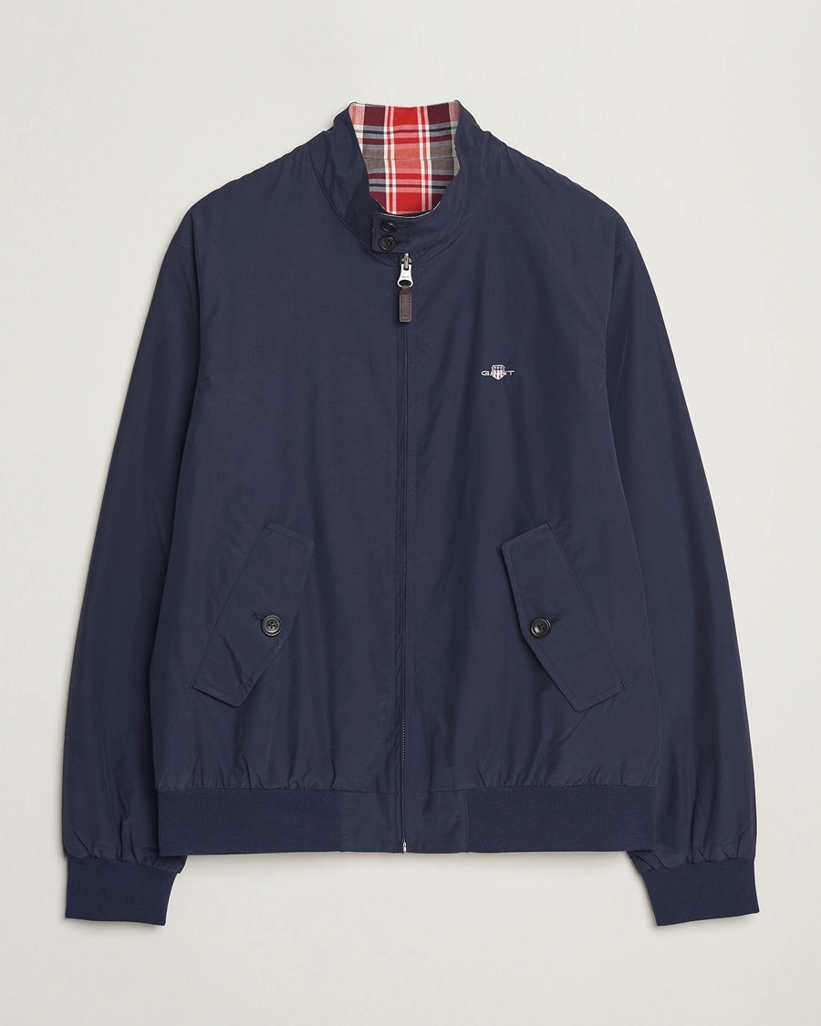 Herren | Jacken | GANT | Reversible Harrington Jacket Classic Blue