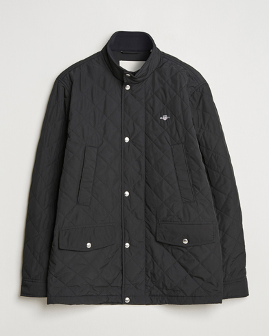 Herren | Neu im Onlineshop | GANT | Quilted Windcheater Mid-Length Jacket Black