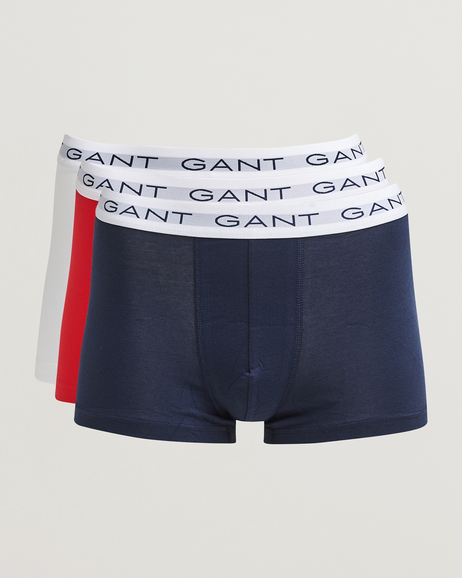 Herren | Business & Beyond - Casual | GANT | 3-Pack Trunks Blue/Red/White
