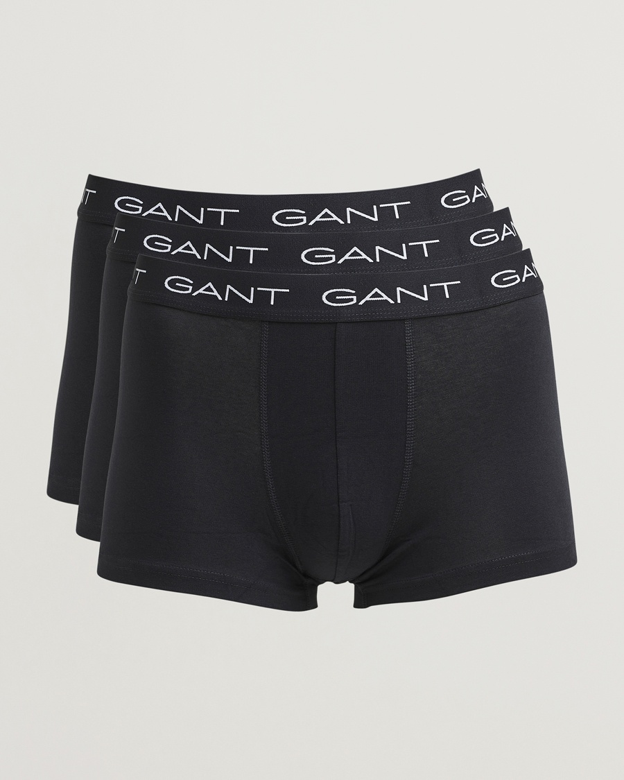 Gant 3-Pack Trunks Black – Schwarz