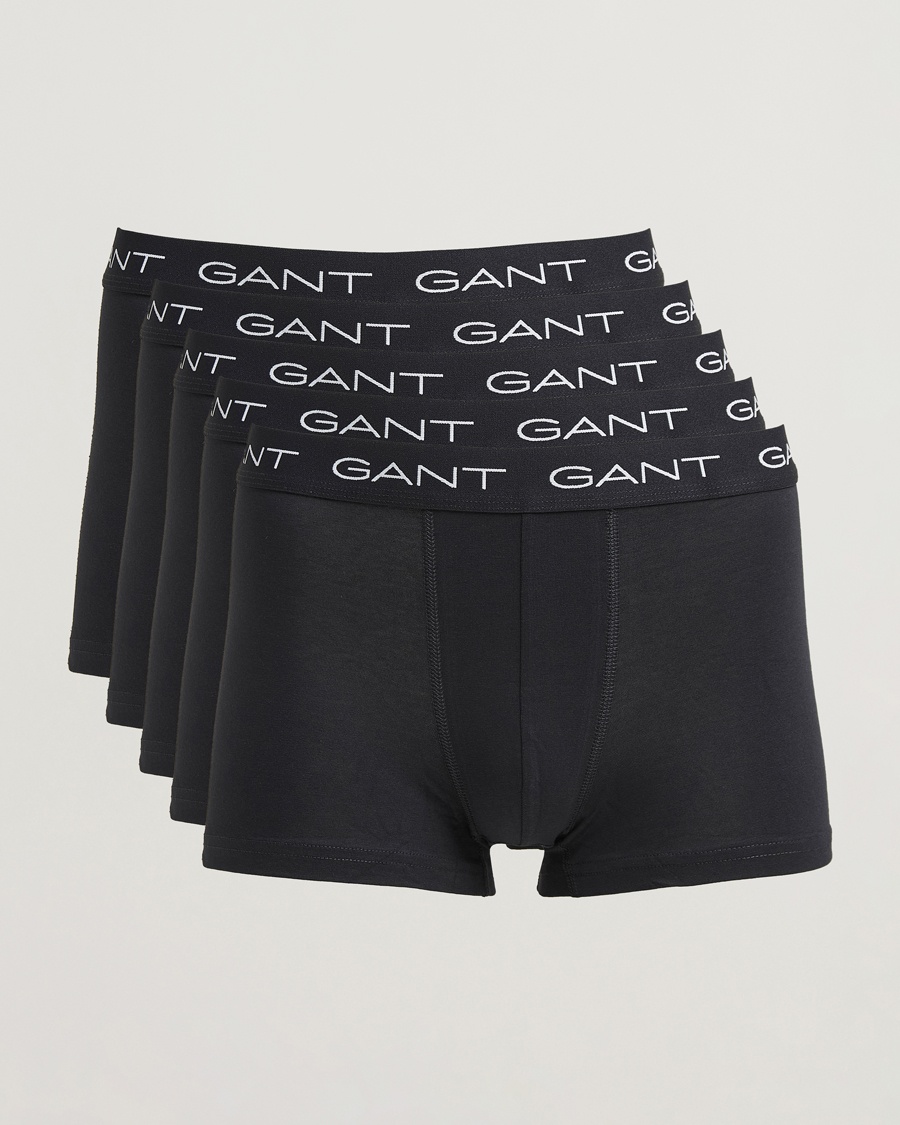 Herren | Unterhosen | GANT | 5-Pack Trunks Black
