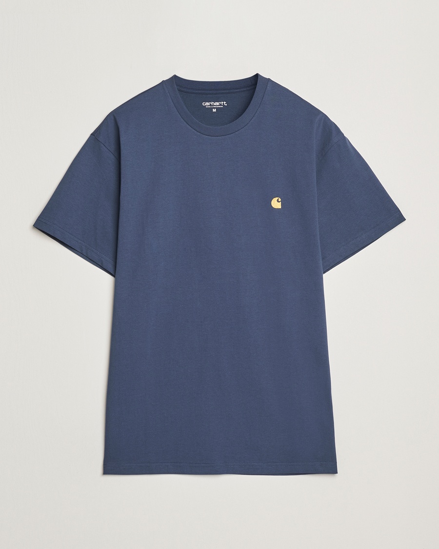 Herren | Treue-Rabatt für Stammkunden | Carhartt WIP | Chase Short Sleeve T-Shirt Dusky Blue