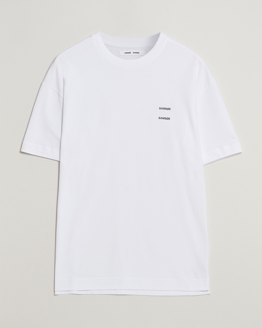 Samsøe Samsøe Joel Organic Cotton T-Shirt White – Weiß