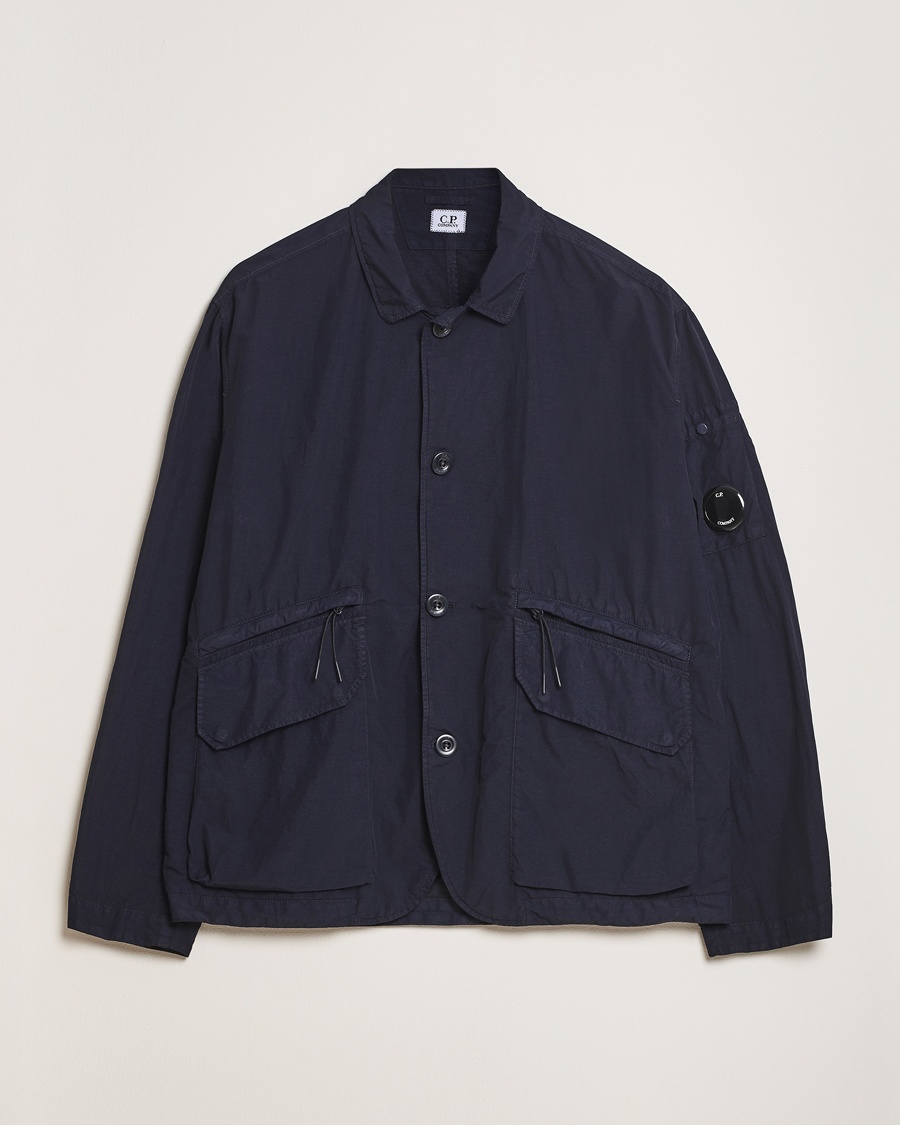 Herren | Zeitgemäße Jacken | C.P. Company | Flatt Nylon Blazer Jacket Navy