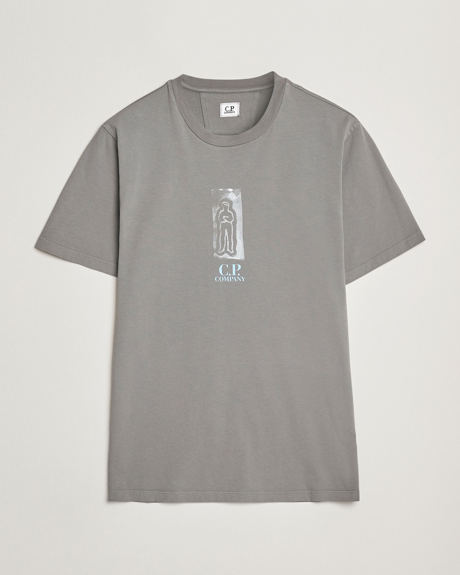 Herren | Business & Beyond - Casual | C.P. Company | Back Print Short Sleeve T-Shirt Grey