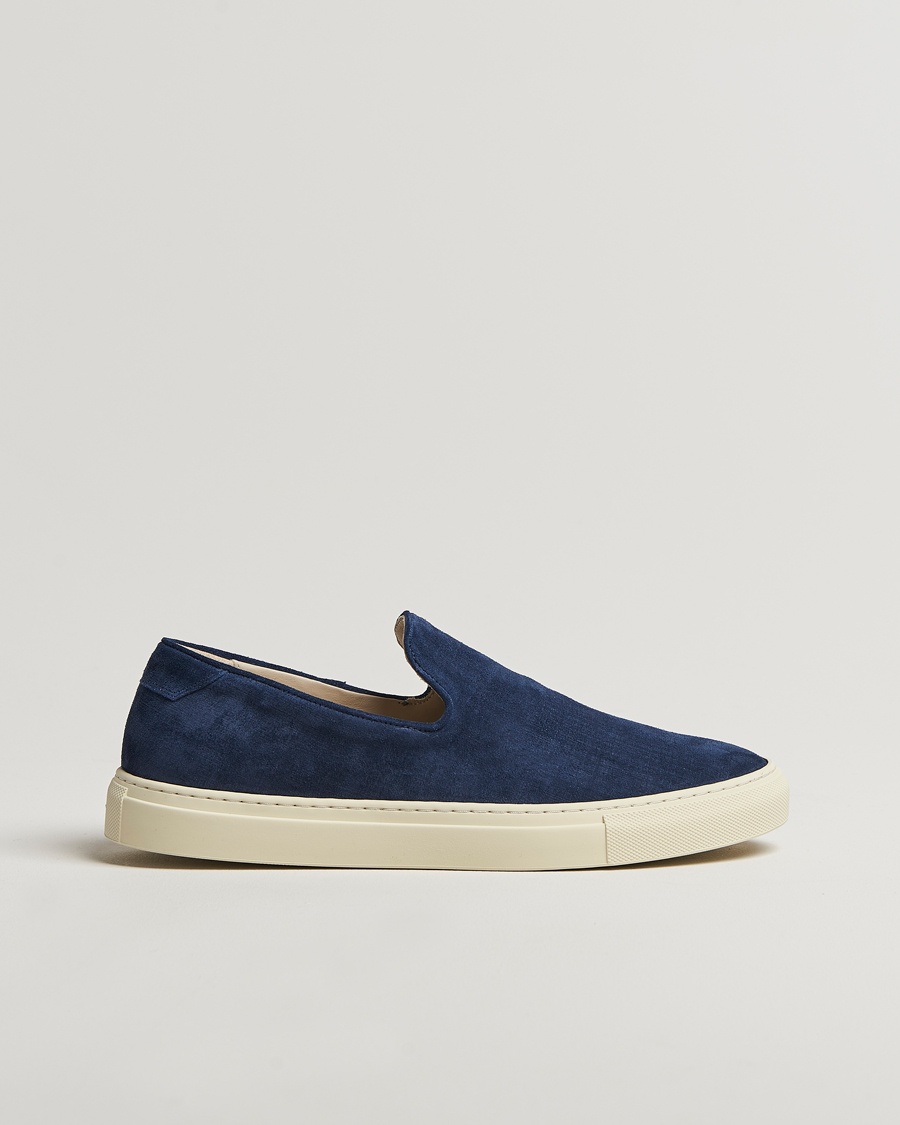 Herren | Wildlederschuhe | CQP | Jetty Suede Sneaker Loafer Washed Navy
