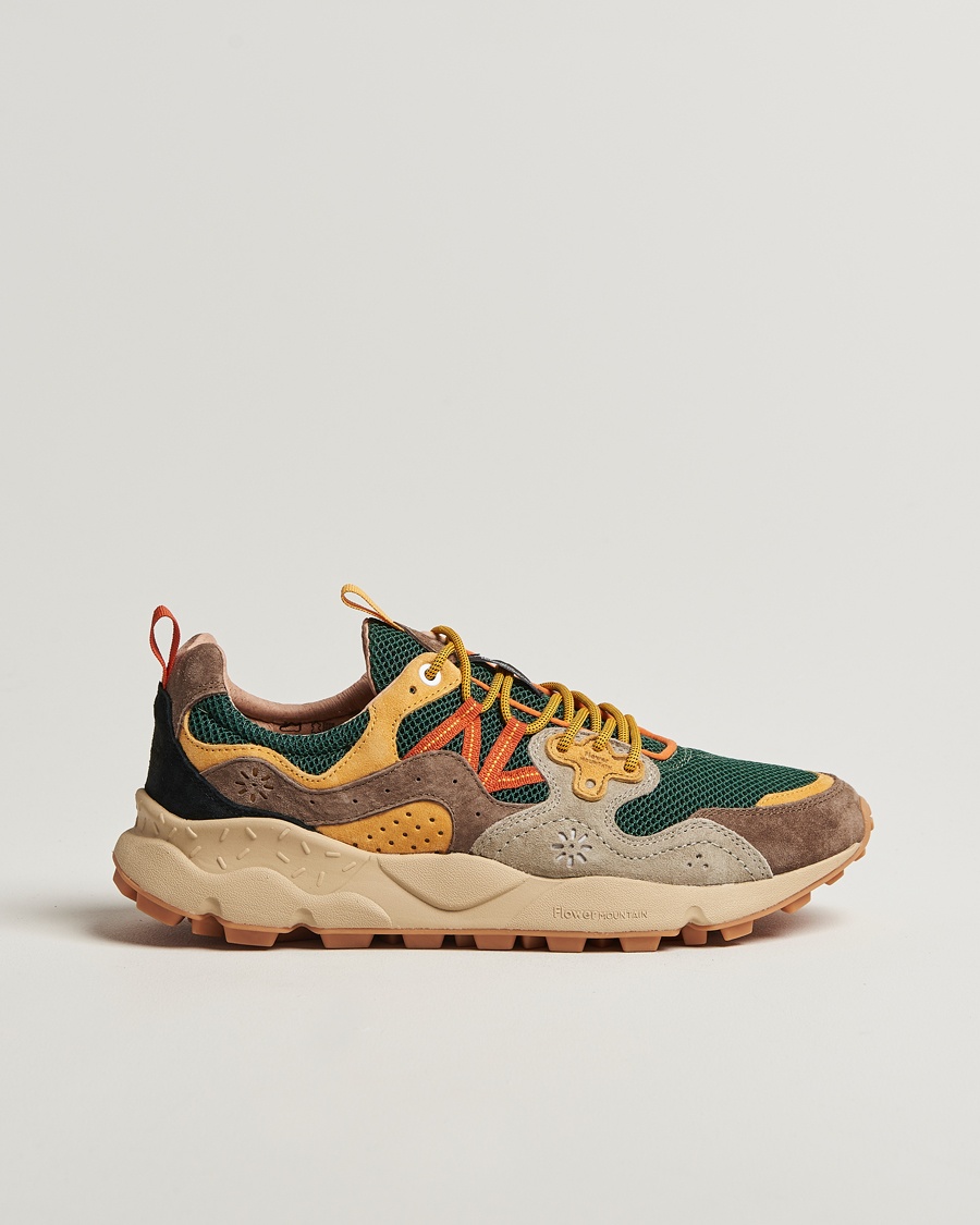 Flower Mountain Yamano 3 Suede/Nylon Mesh Sneaker Multi – Mehrfarbig