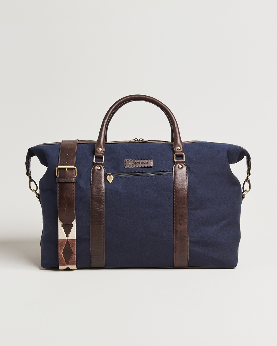 Pampeano Cabballero Large Canvas Weekend Bag Navy – Blau