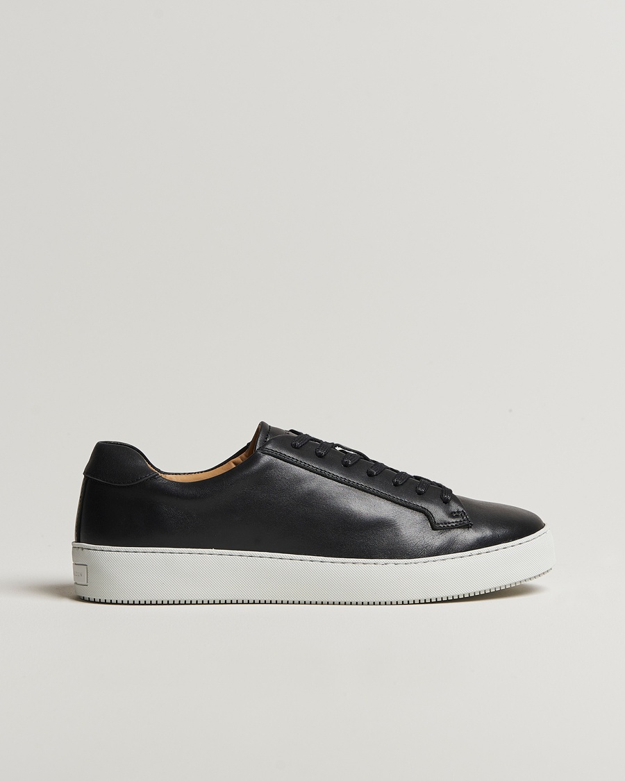 Herren | Schwarze Sneakers | Tiger of Sweden | Salas Leather Sneaker Black