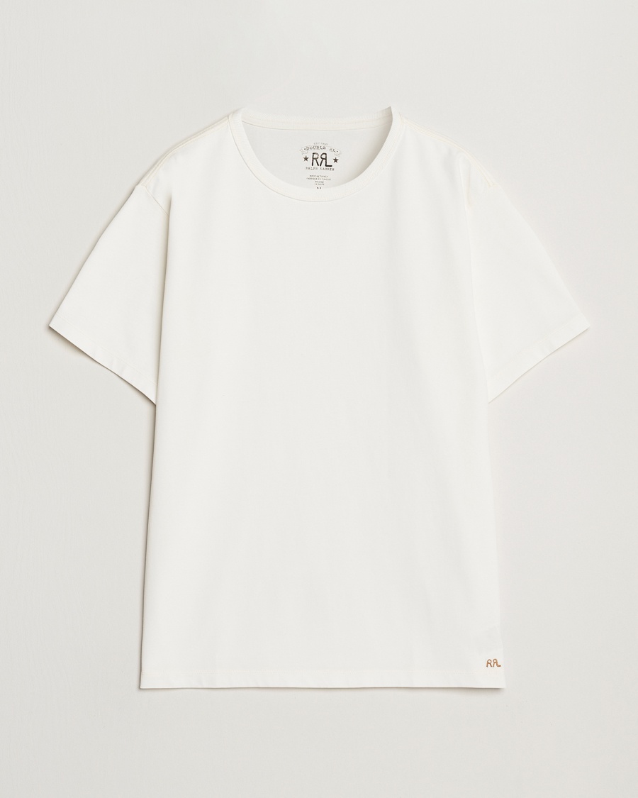 Herren | Kurzarm T-Shirt | RRL | Heavy Weight Tee Warm White
