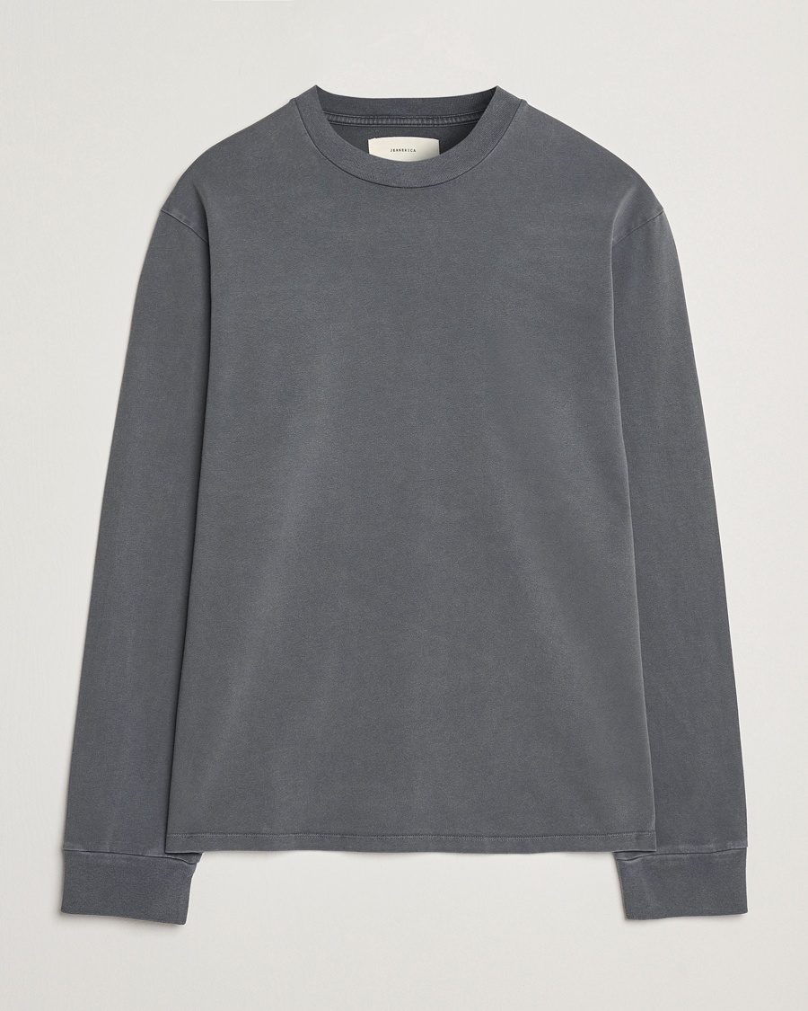 Herren | Sweatshirts | Jeanerica | Clement Crew Neck Sweatshirt Washed Black