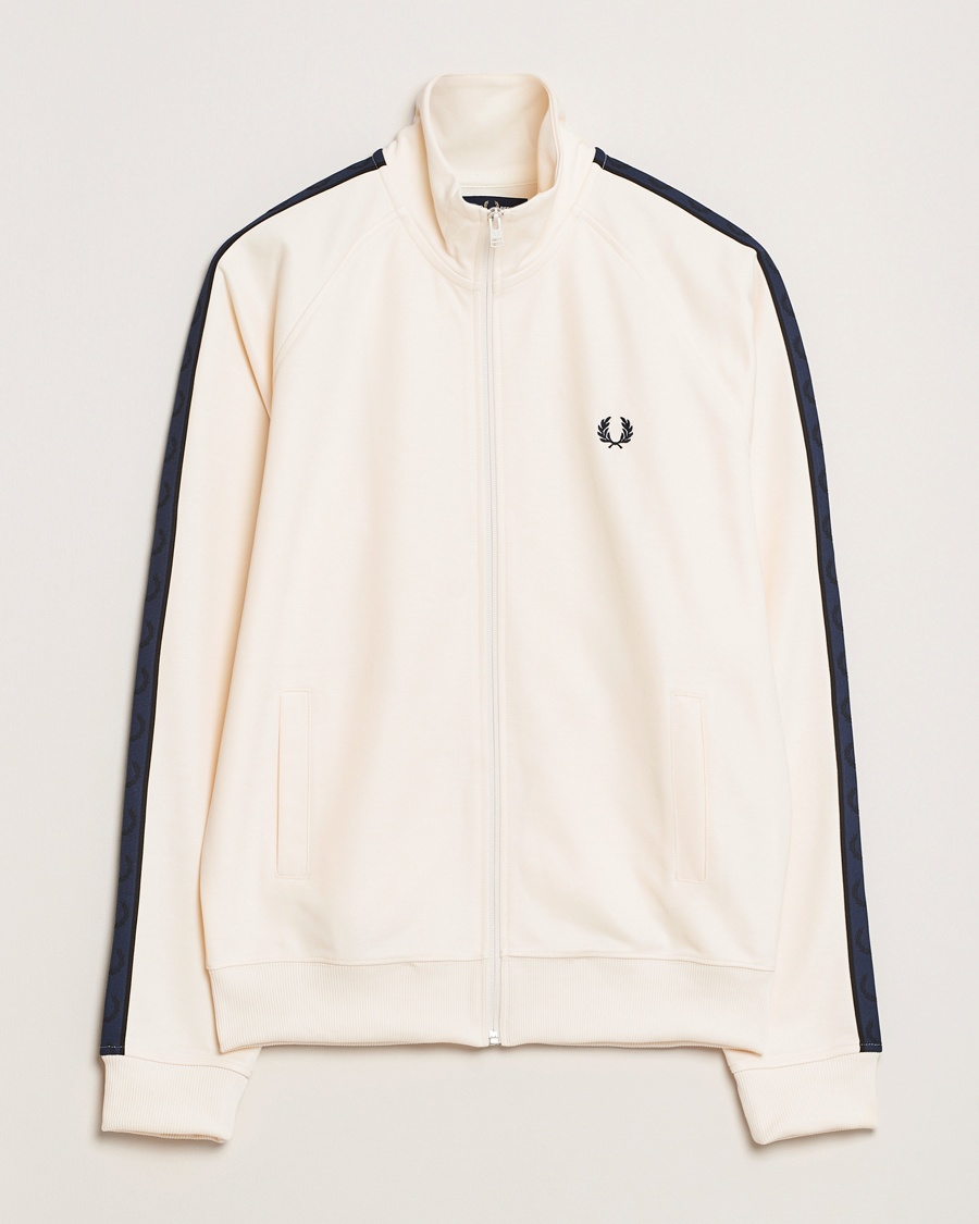 Herren | Fred Perry | Fred Perry | Taped Track Jacket Ecru