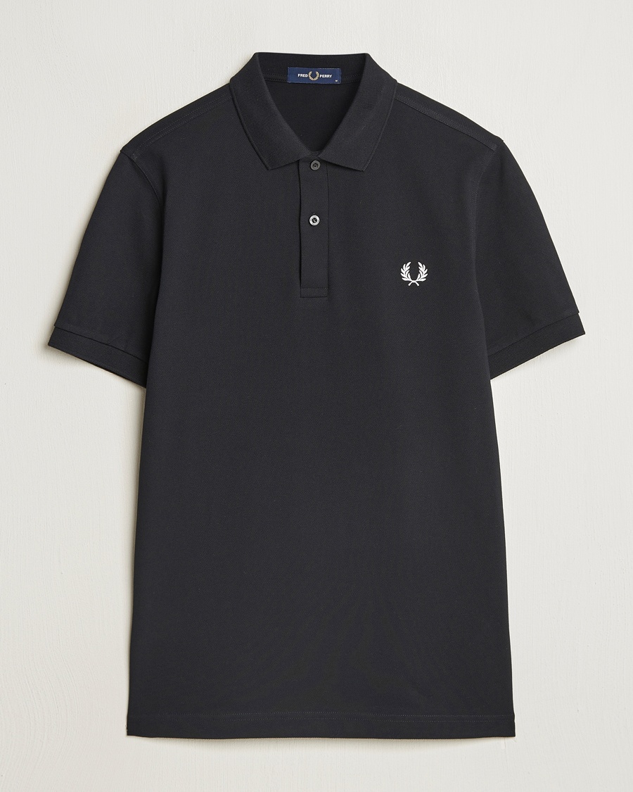 Herren | Fred Perry | Fred Perry | Plain Polo Shirt Black
