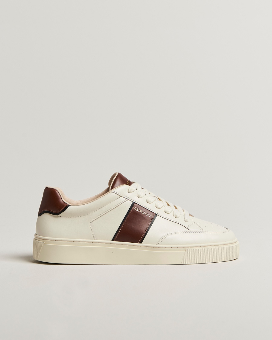 Herren | | GANT | Mc Julien Taped Sneaker Off White/Cognac
