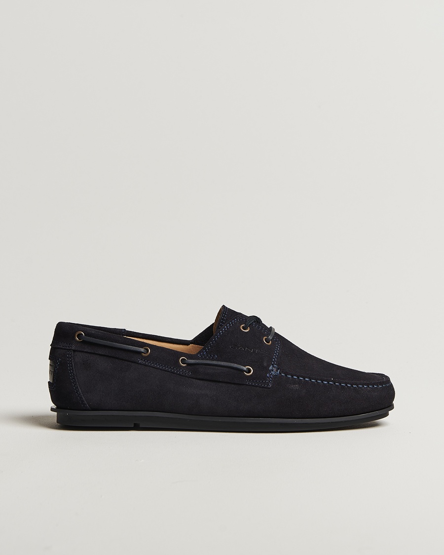 Herren | Segelschuhe | GANT | Wilmon Suede Moccasin Marine