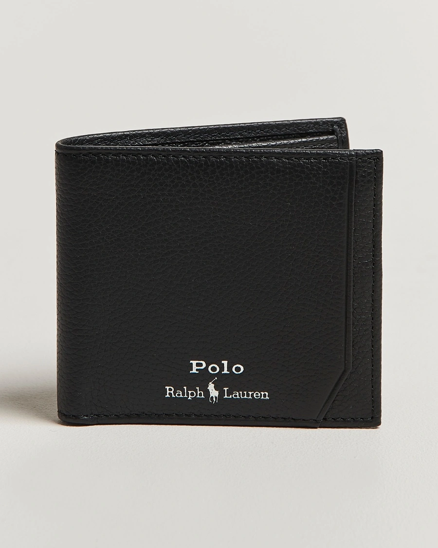 Polo Ralph Lauren Polo Ralph LaurenPebble Leather Billfold WalletBlack – Schwarz