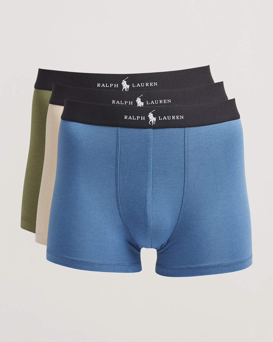 Herren | Treue-Rabatt für Stammkunden | Polo Ralph Lauren | 3-Pack Trunk Blue/Green/Grey
