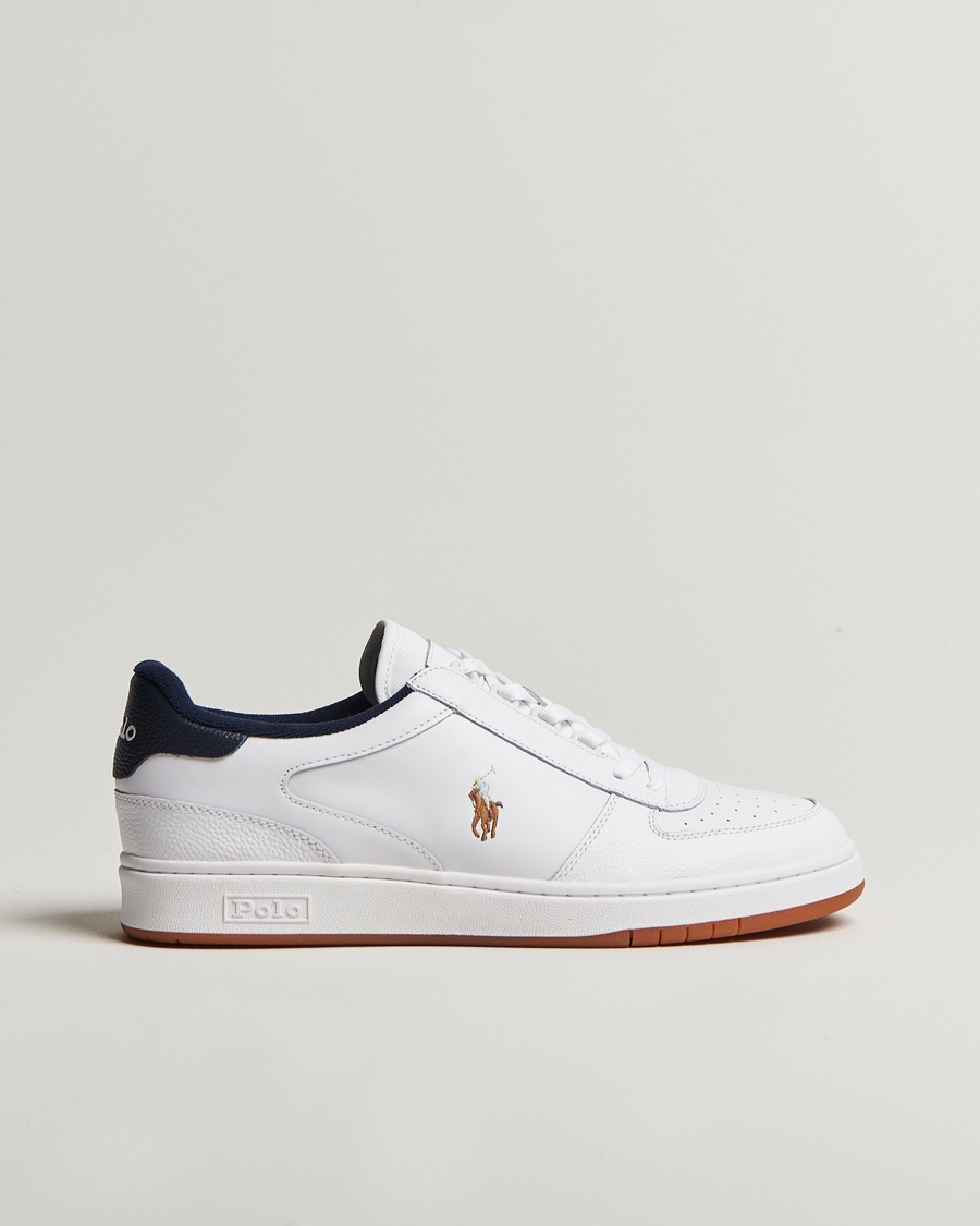 Herren | Treue-Rabatt für Stammkunden | Polo Ralph Lauren | CRT Leather Sneaker White/Navy
