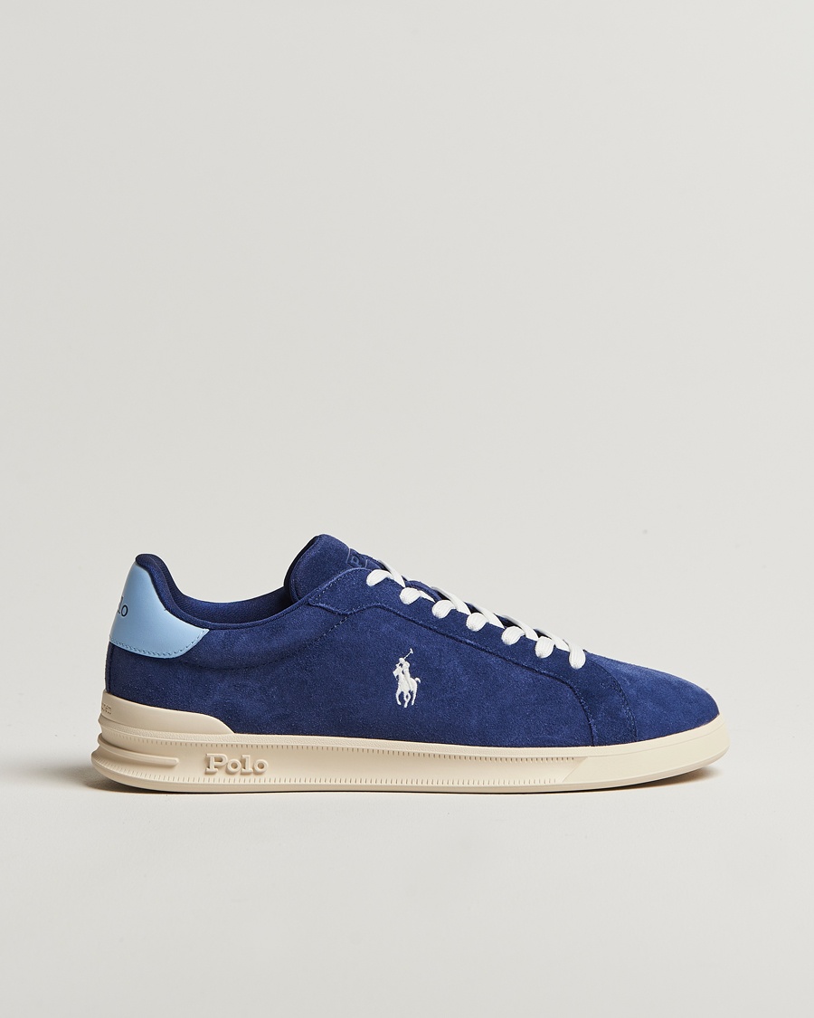 Herren | Sneaker mit niedrigem Schaft | Polo Ralph Lauren | Heritage Court II Suede Sneaker Navy