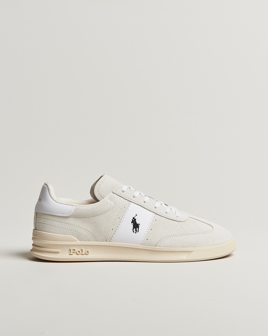 Herren | Treue-Rabatt für Stammkunden | Polo Ralph Lauren | Aera Suede Sneaker Bianco/White