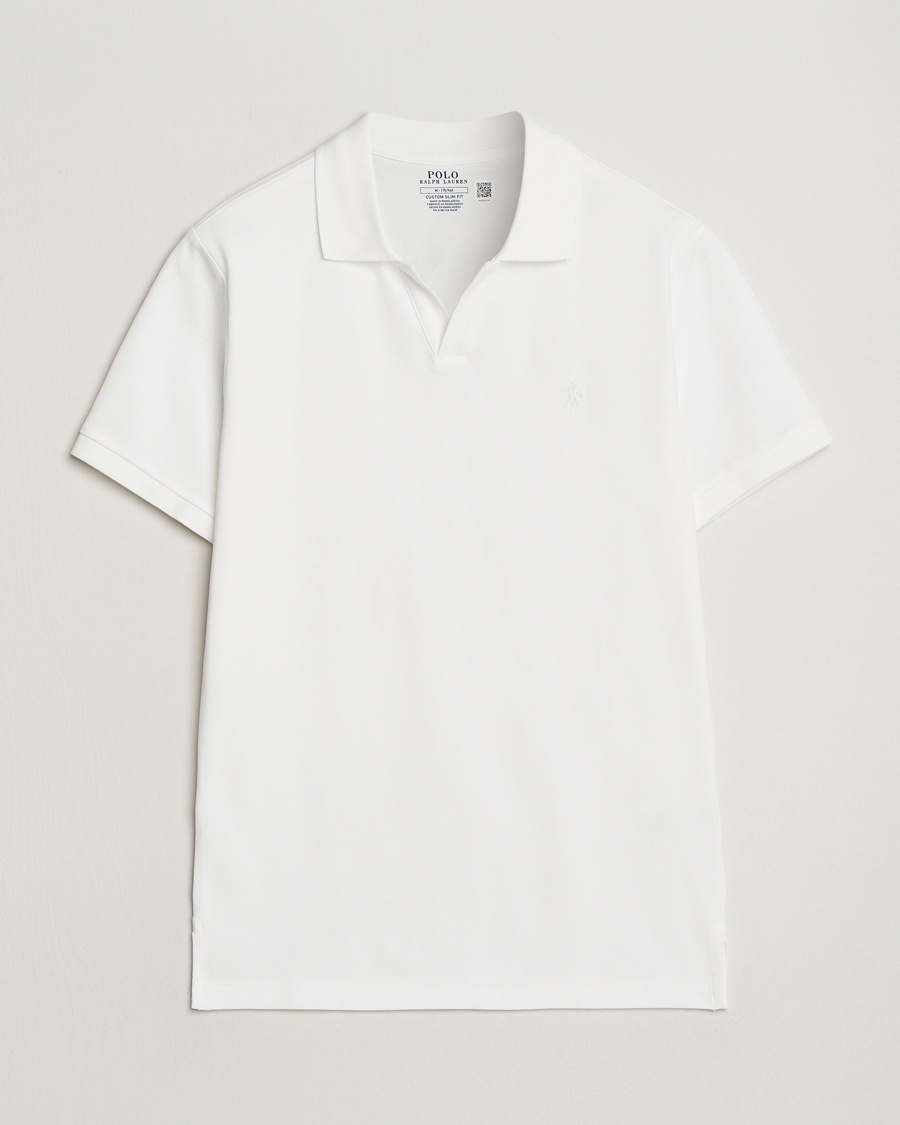 Herren | Business & Beyond - Casual | Polo Ralph Lauren | Custom Slim Fit Dressed Polo White