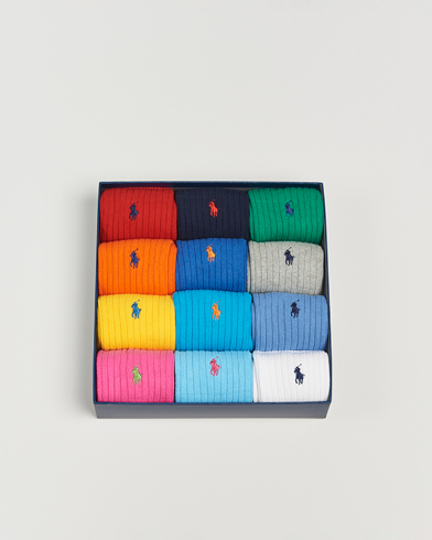 Herren | Unterwäsche | Polo Ralph Lauren | 12-Pack Gift Box Cotton Ribbed Socks