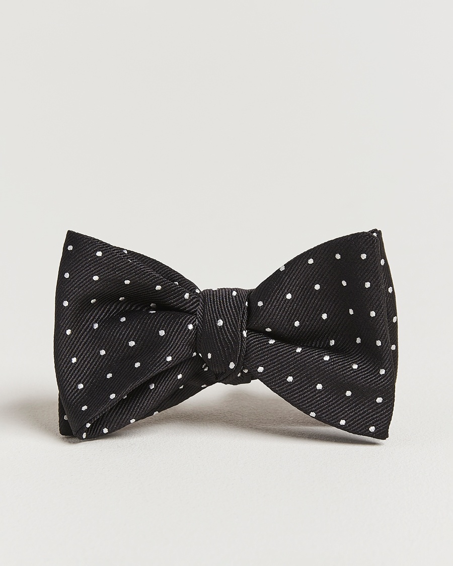 Herren | Fliegen | Polo Ralph Lauren | Silk Self Tie Dot Bow Tie Black/White