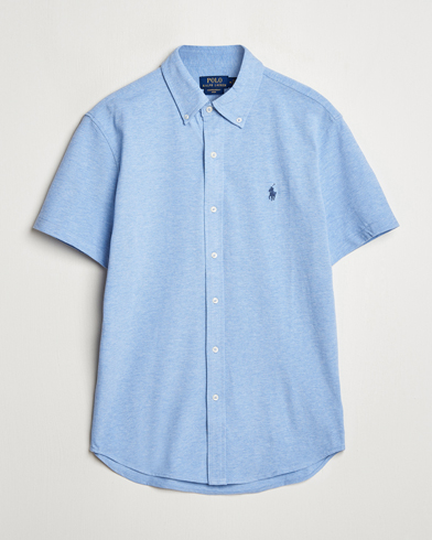 Herren | Hemden | Polo Ralph Lauren | Featherweight Mesh Short Sleeve Shirt Isle Heather