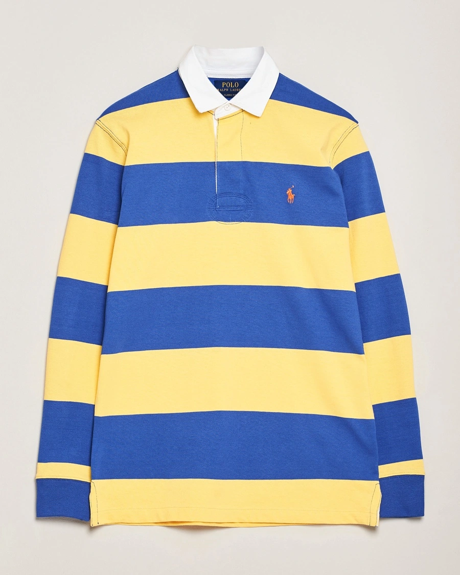 Herren | | Polo Ralph Lauren | Barstriped Rugger Yellow/Blue