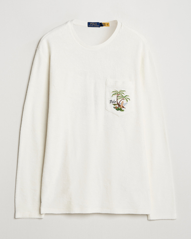 Herren | Langarm T-Shirt | Polo Ralph Lauren | Cotton Terry Printed Long Sleeve T-Shirt Nevis