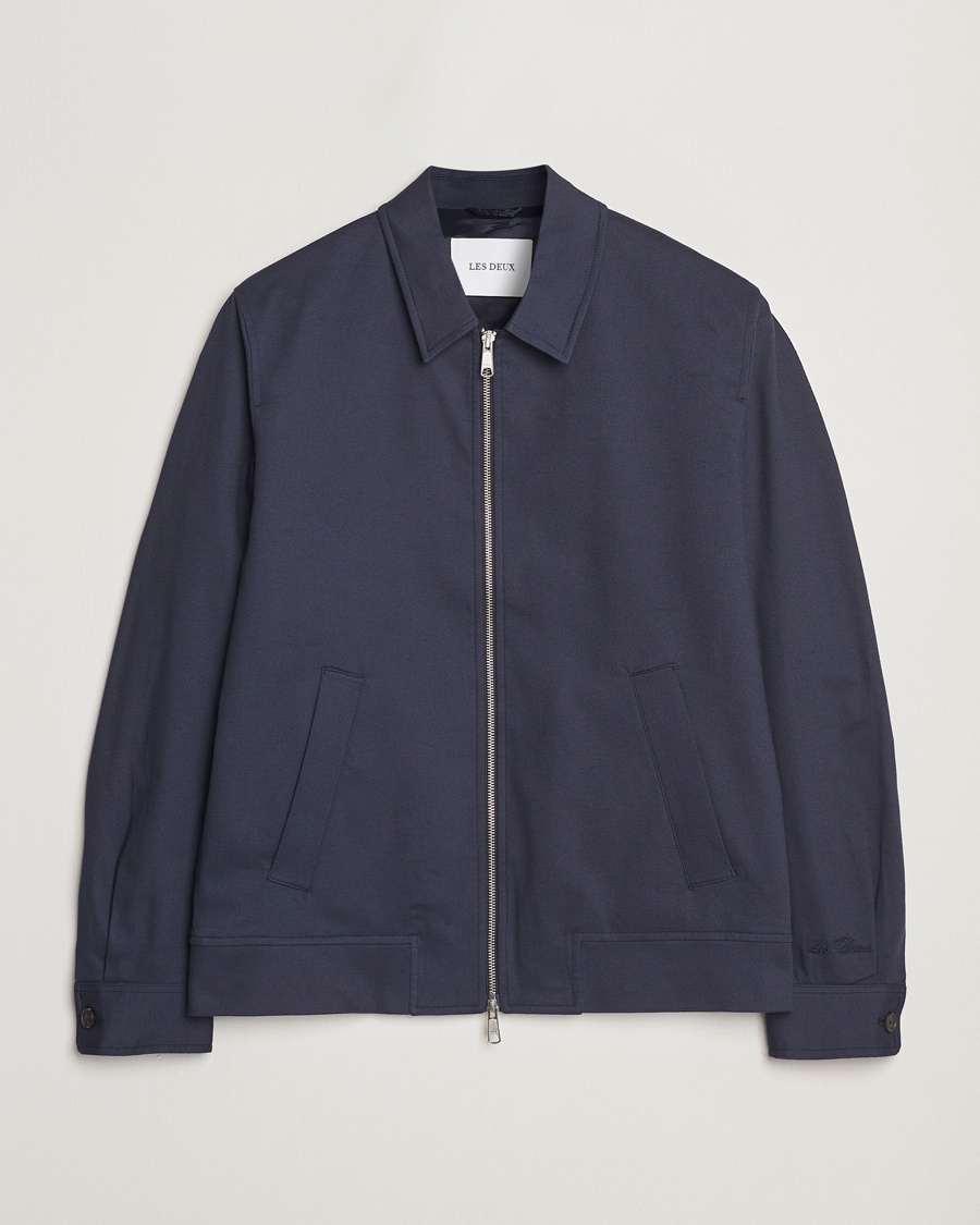 Herren | Jacken | LES DEUX | Como Cotton Coach Jacket Navy