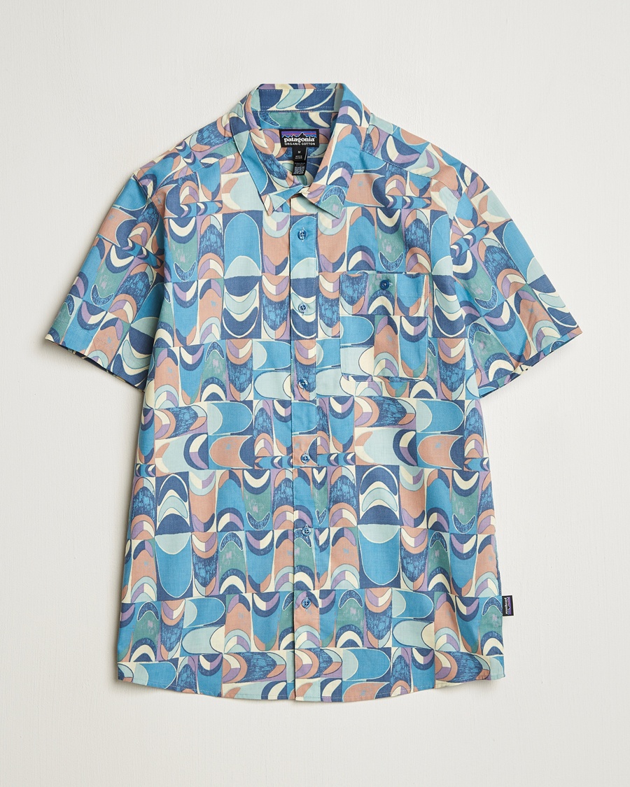 Herren | Active | Patagonia | Go To Short Sleeve Shirt Still Blue