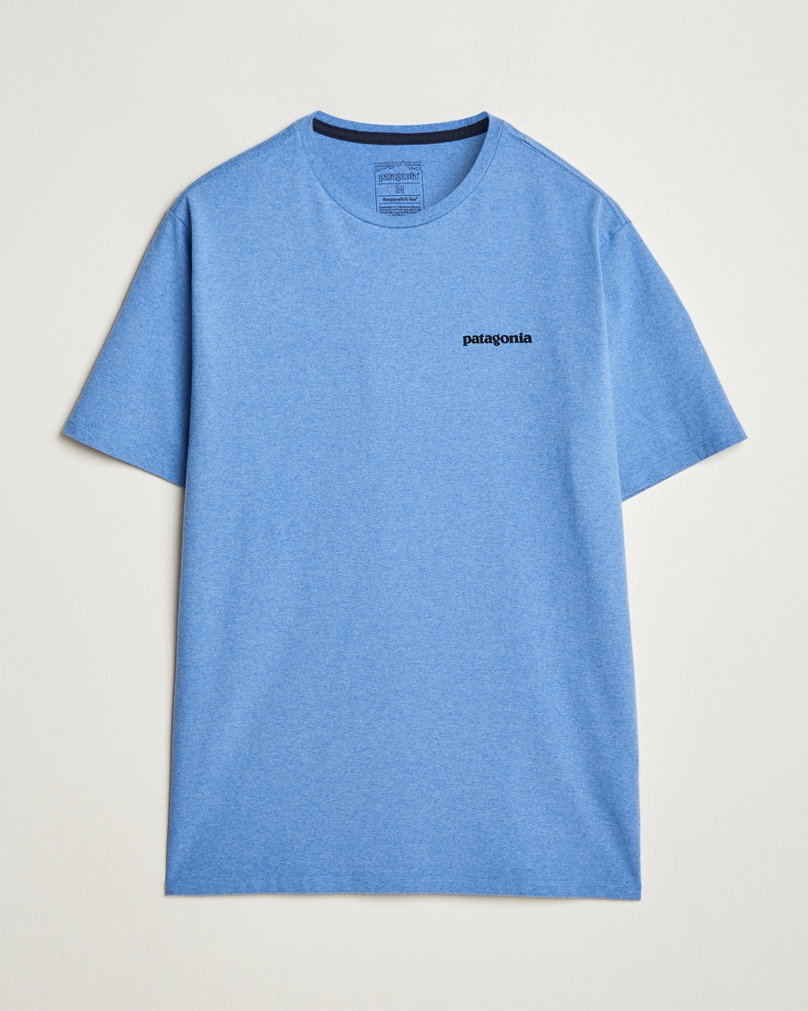 Herren | Kleidung | Patagonia | P-6 Logo T-Shirt Abudant Blue