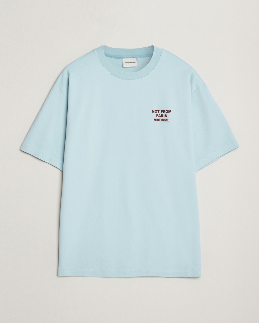 Herren | Drôle de Monsieur | Drôle de Monsieur | Slogan T-Shirt Light Blue