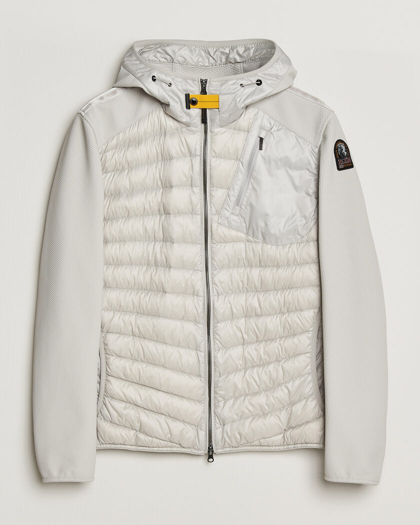 Parajumpers Nolan Mesh Hooded Hybrid Ghiaccio – Grau