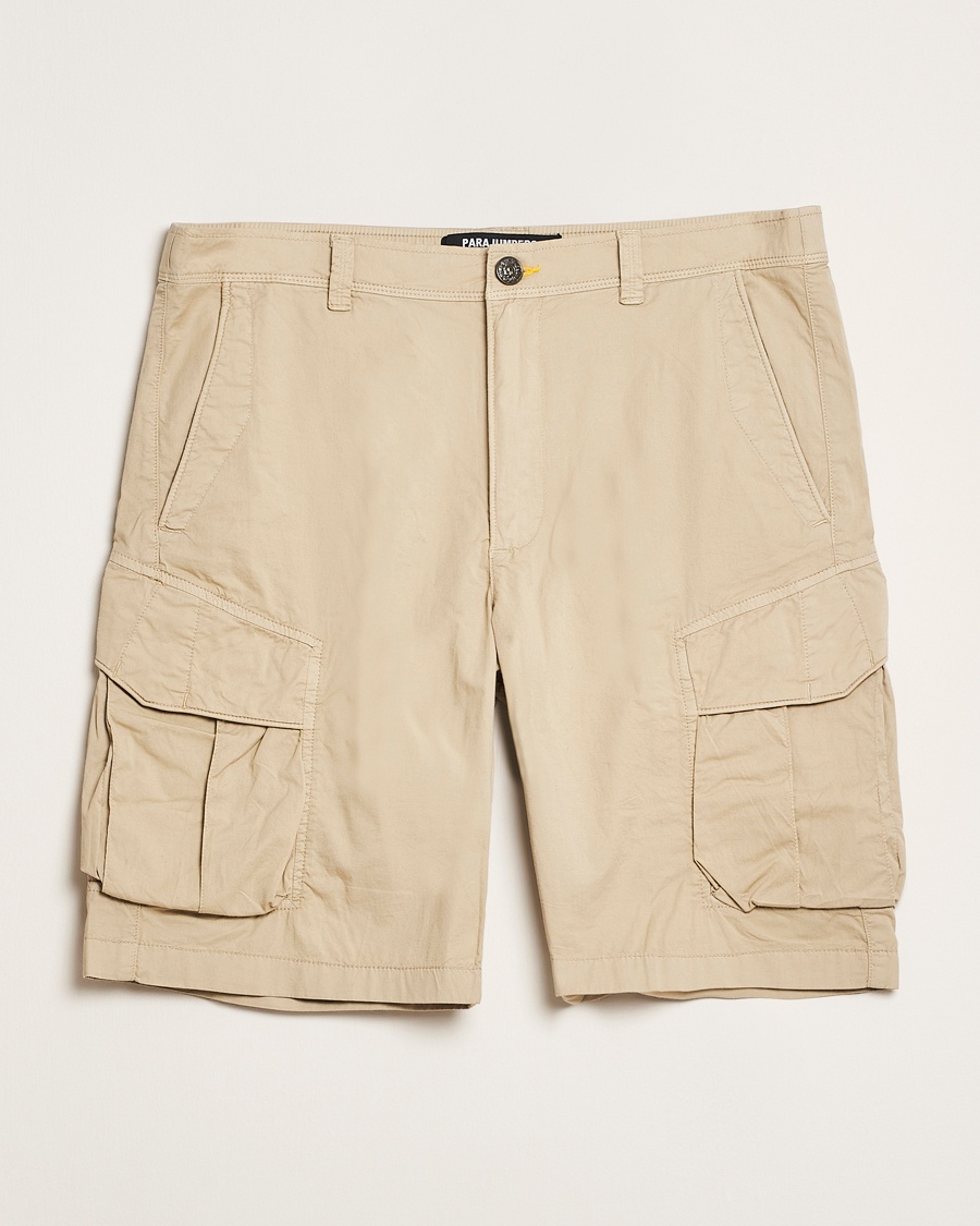 Herren | Cargoshorts | Parajumpers | Edmund Garment Dyed Twill Cargo Shorts Asparagus