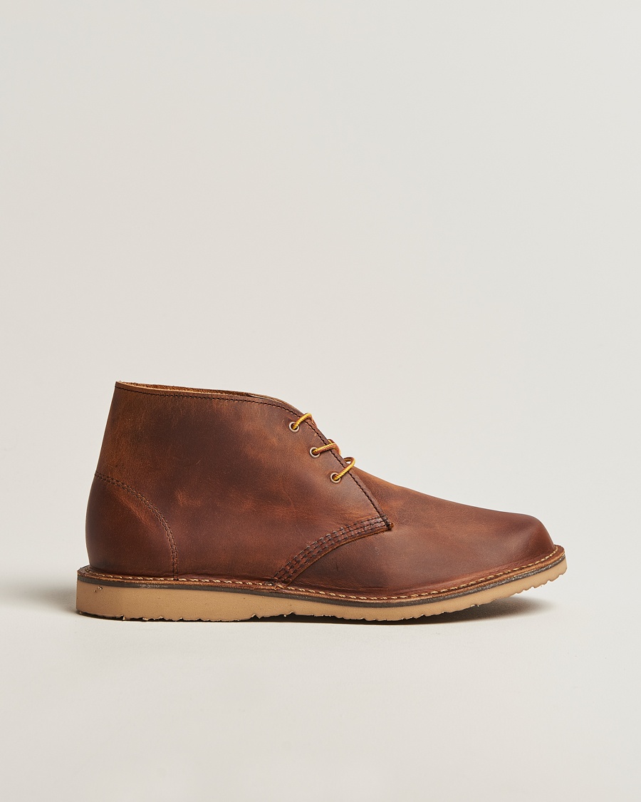 Red Wing Shoes Weekender Chukka Copper Rough/Though Leather – Braun