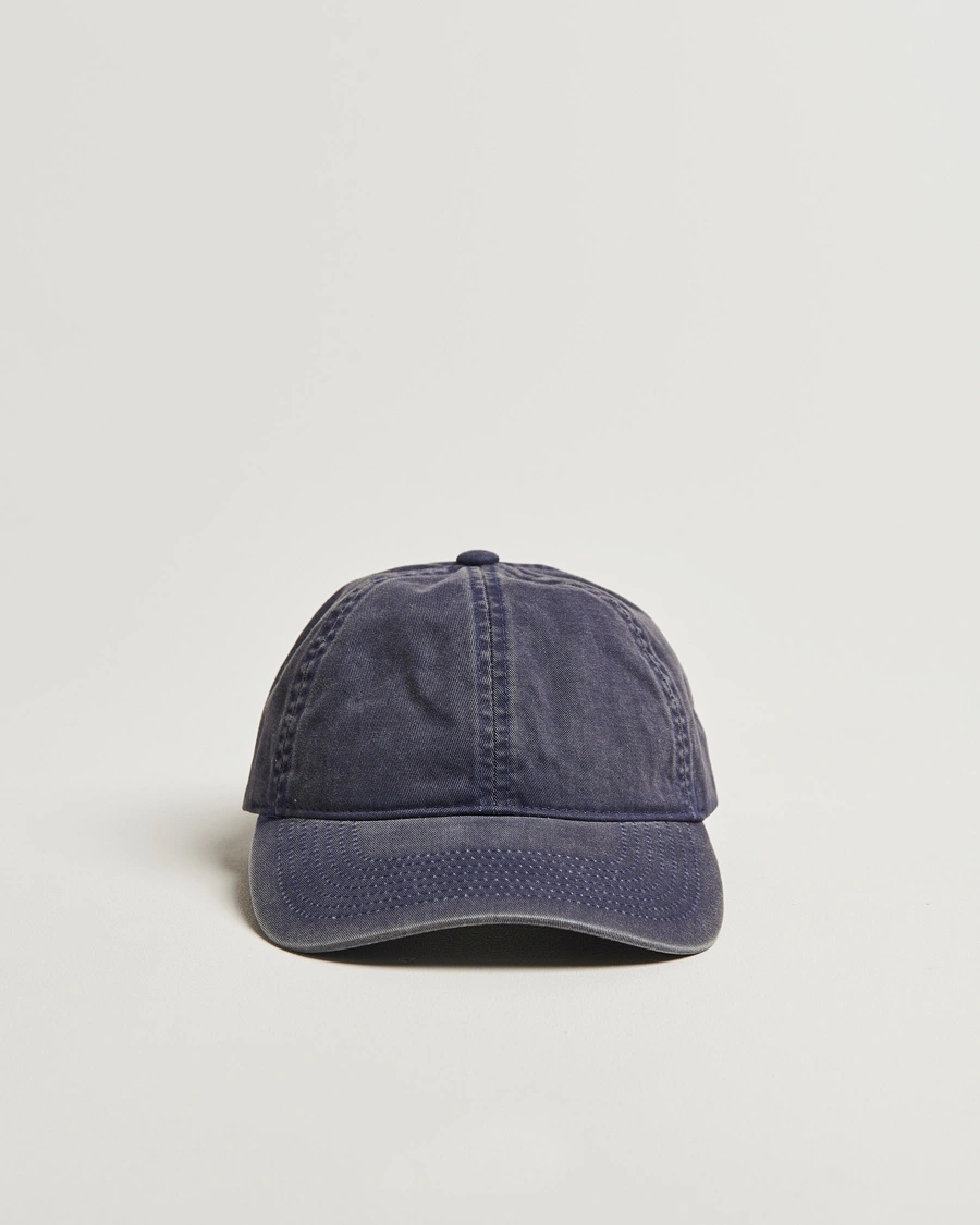 Herren | Caps | Varsity Headwear | Washed Cotton Baseball Cap Navy