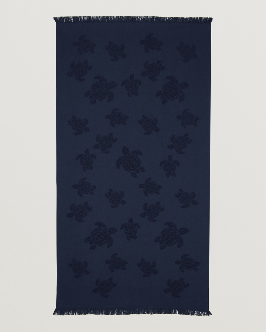 Herren | Textilien | Vilebrequin | Santah Organic Cotton Towel Bleu Marine