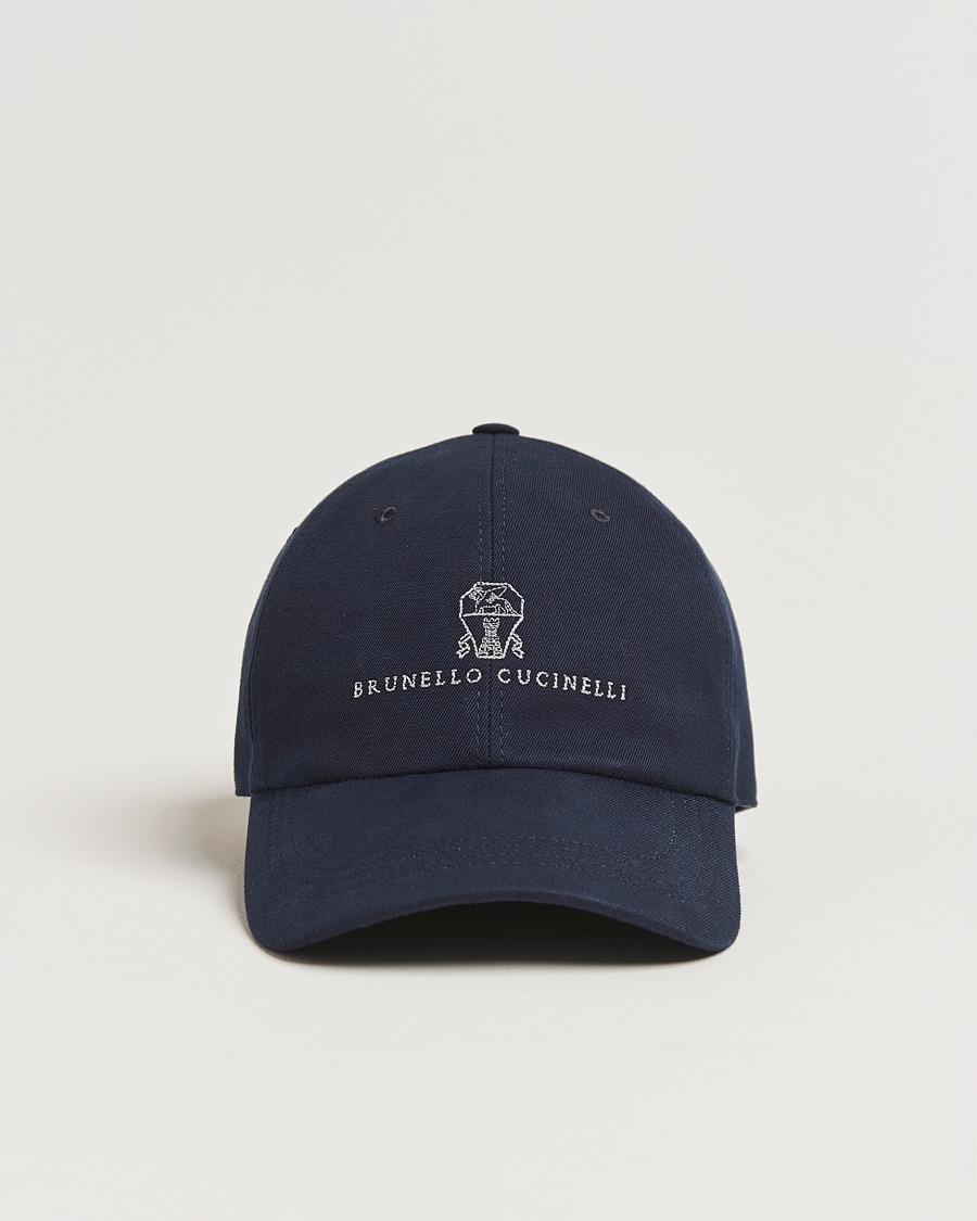 Herren | Caps | Brunello Cucinelli | Cotton Baseball Cap Navy