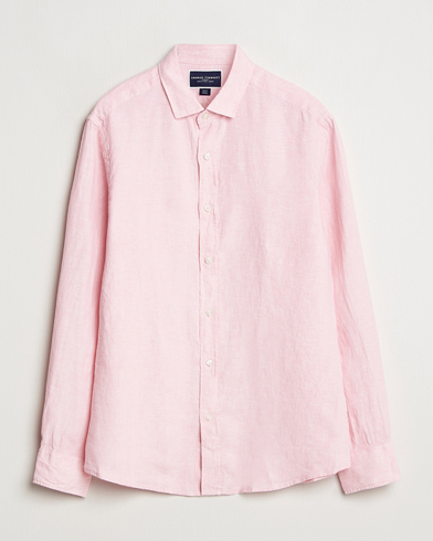 Herren | Kleidung | Charles Tyrwhitt | Pure Linen Slim Fit Shirt Pink