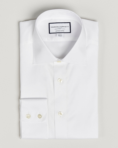 Charles Tyrwhitt Egyptian Cotton Twill Shirt White – Weiß