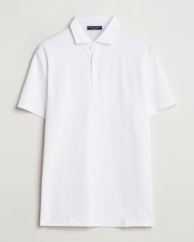 Charles Tyrwhitt Short Sleeve Cotton Pique Polo White – Weiß