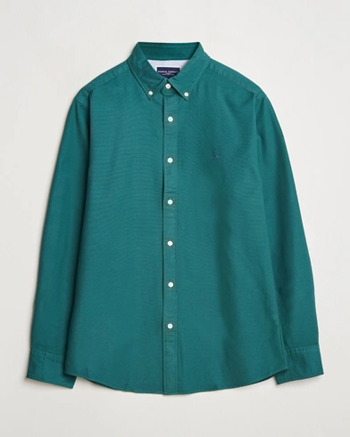 Herren | Kleidung | Charles Tyrwhitt | Button Down Stretch Oxford Shirt Teal Green